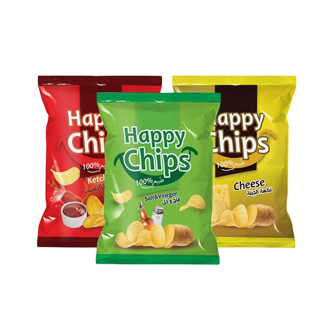 Customized Aluminum Laminated PP Roll Film Potato Chips Packaging Bag 
