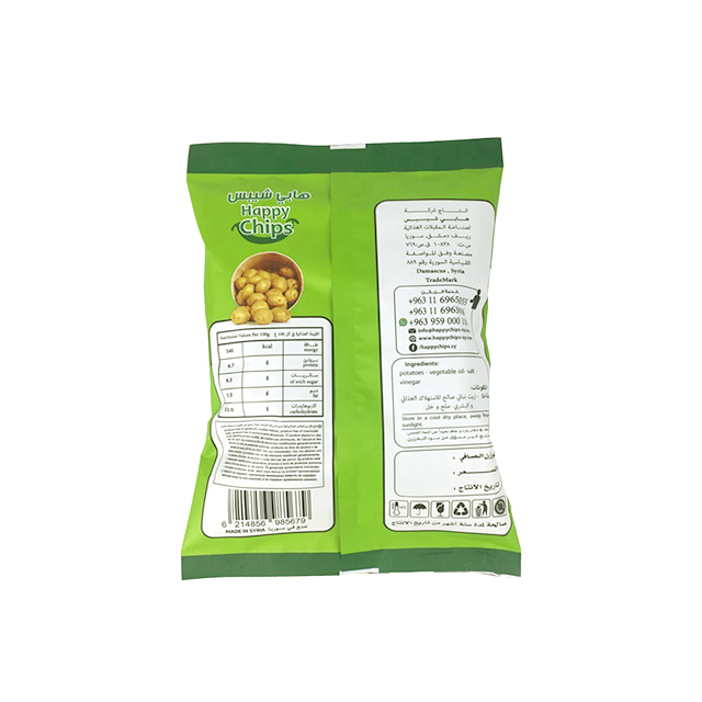 Custom Printed Flexible Potato Chips Plastic Packaging Bag Wholesale