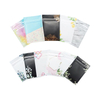 Clear Cute Pink Flexible Bopp Herbs Facial Mask Soap Mylar Poly Plastic Pouch Pink Packaging Bag