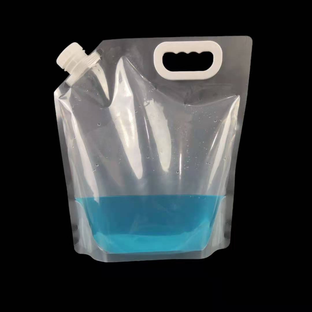 Custom Print 5l Liquid Drinking Spout Pouch Stand Up Camping Water Plastic Packaging Bag