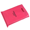 Recyclable Pink Small Handle Shopping Bag Cute Custom LOGO Printing Die Cut Plastic Tote Bag with Handle Plastic Shopping Bag