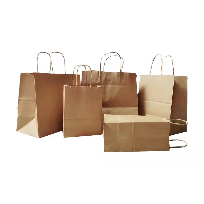 Wholesale Custom Logo Paper Bag White High Quality Cheaper Kraft Paper