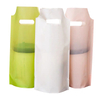 Plastic Drink Carrier Bags For Cups With Handle Perfect For Hanging Drinking Cups For Delivery Take Out Cup Holder Bag